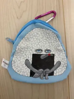 パンどろぼう　カラビナつきポーチ　おにぎりぼうや