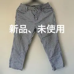 新品未使用ギンガムチェック パンツ　レディース　ズボン　ポケット付き