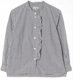 極美品✨ マーガレットハウエル フリル 長袖 シャツ ブラウス 