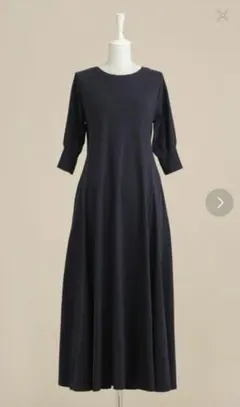 カーサフライン　casa fline バックリボンフレアカットドレス　ワンピース