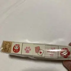 木製スタンプ 8個セット