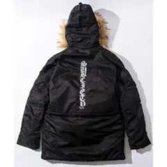 Subciety別注AVIREX N-3BサイズLブラック(MAー1)