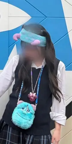 モンスターズインク サリー ヘアバンド ポーチ セット