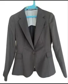 AOKI LES MUES ネイビー ストライプ スカートスーツ上下