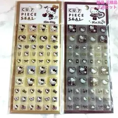 新品　正規品　キティ　カットピースシール　2点セット　サンリオ　タイルシール