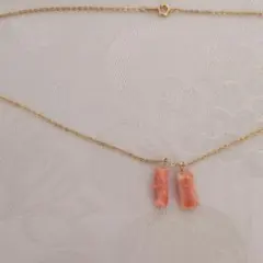 ピンクコーラル ネックレス　枝珊瑚のサムネイル