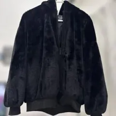 アベイル　ボアブルゾンパーカー　Lサイズ