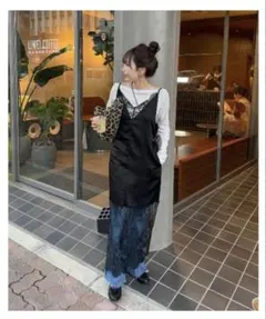 CURA CLOSET レースキャミワンピース