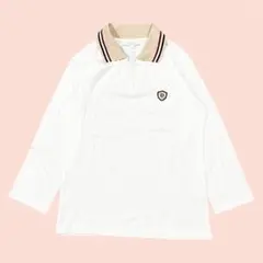 BURBERRY バーバリー ロンドン 襟付き 半袖 シャツ 150A ホワイト