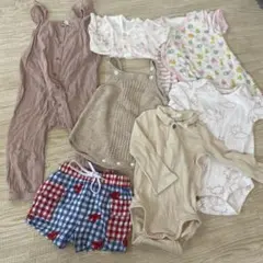 ベビー服　まとめ売り　女の子　セット　60-70サイズ相当　ロンパース　肌着