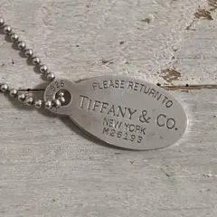 TIFFANY ティファニー ネックレス リターントゥ オーバルタグ SV925