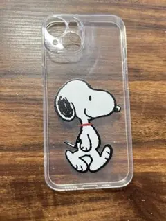 スヌーピーiPhone14 ソフトケース