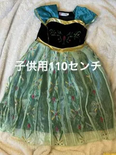 アナ　ドレス　110 キッズ　プリンセス