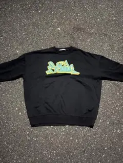 カラフルロゴ ブラック スウェット