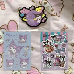 Kuromi ステッカーセット 3枚入り