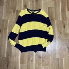 Polo by Ralph Lauren ケーブル編みセーター L
