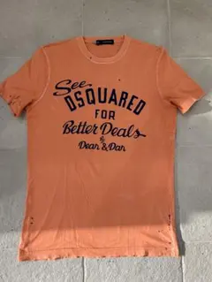 DSQUARED2 オレンジ Tシャツ M