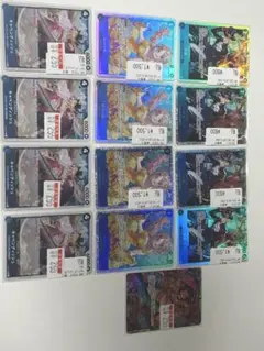 ワンピース 赤青ルーシー　デッキ　パーツサボ　レベッカ　ロジャー　キャベツ