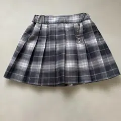しまむらキッズ チェック柄プリーツスカート 130