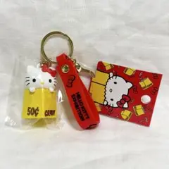 【新品】ハローキティ展 限定 ラバー立体キーホルダー キティちゃん