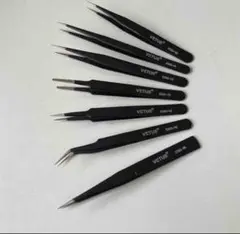 精密ピンセット7本セット