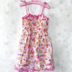メゾピアノ キャミベスト 120 みみちゃん 星 リボン レトロ 平成 女児