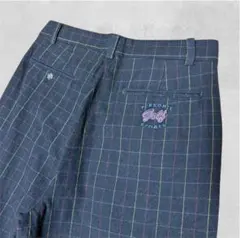 90s 00s PERSON'S SPORTS チェックストライプワイドパンツ