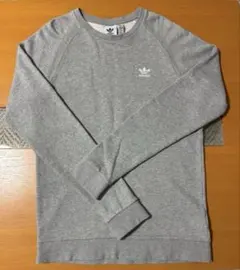 adidas グレー トレーナー Lサイズ