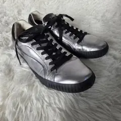 PUMA × Alexander McQueen　メタリックスニーカー　27㎝