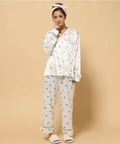 gelato pique いちご柄 パジャマ 上下セット