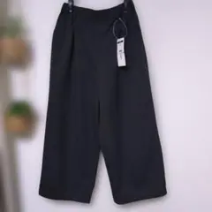 新品タグ付　FOUNDGOOD　ワイドパンツ　クロップドパンツ　裏起毛　Sサイズ