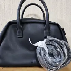 ADAM ET ROPE' 【サステナブル】ラウンドミニロゴボストンバッグ