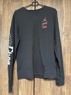 Jordan ブラック ロングスリーブ Tシャツ