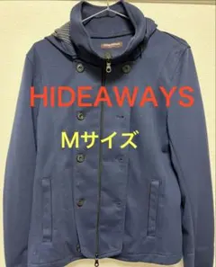 HIDEAWAYS NICOLE フード付きトップスネイビー Mサイズ