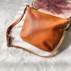 Dakota＊レザー＊ショルダーバッグ＊キャメル＊斜めがけ＊