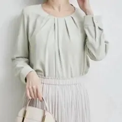 ROPÉ PICNIC ジョーゼットフロントタックブラウス