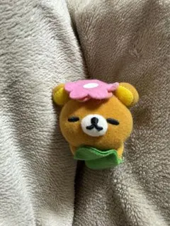 値下げなし リラックマ お花マスコット キーチェーン 2008年 - メルカリ