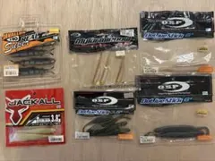 バス釣り用ワーム 開封あり まとめ売り 6種セット 整理番号ワーム1