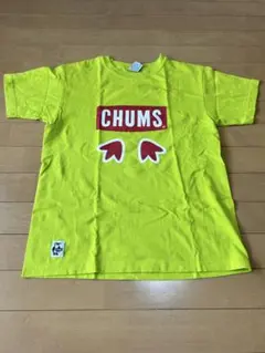 CHUMS Tシャツ ライムグリーン ロゴプリントのサムネイル