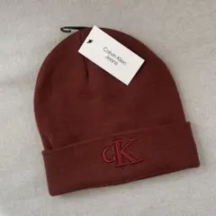 【新品】Calvin Klein ニット帽　新品タグ付き
