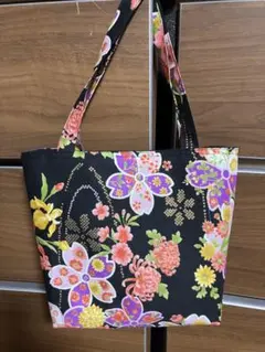 花柄トートバッグ