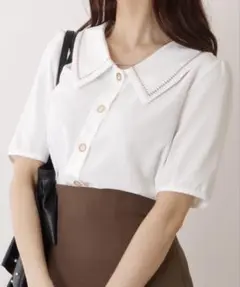 白　シャツ