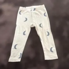 【値下げ】onz 月模様 ベビーレギンス　オーガニックズー