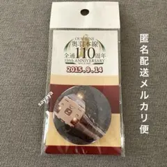 【匿名配送】つばさ 缶バッジ（車体）　奥羽本線　全通110周年