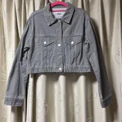 ZARA 千鳥格子　ジャケット