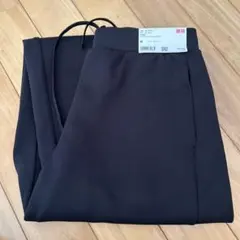 新品UNIQLO ドライスウェットカーブパンツ M ブラック　標準丈