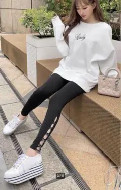 【新品未使用】Rady レギンスパンツ 黒 M 伸縮性 着心地◎ 秋冬アイテム