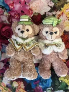 ダッフィー シェリーメイ ぬいぐるみバッジ