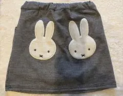 miffy ミッフィー 千鳥格子 スカパン 110cm