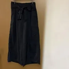 earth music & ecology ブラックワイドパンツ 未使用タグなし